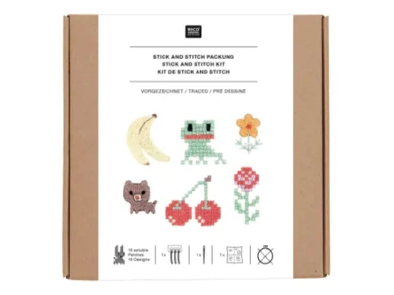 KIT DE BRODERIE PIXEL ART MIX - RICO DESIGN