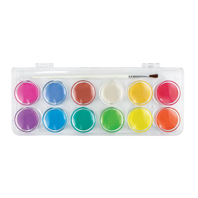 OOLY Chroma Blends Watercolor Paint Set Pearlescent 12 Colors