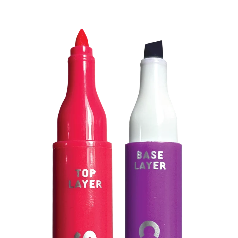 OOLY Color Layers Double Ended Layering Markers Set of 8