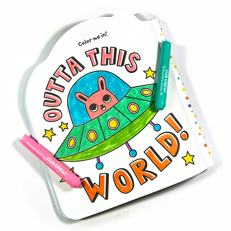 OOLY Cub Crew Washable Markers Set of 8 Vibrant Colors