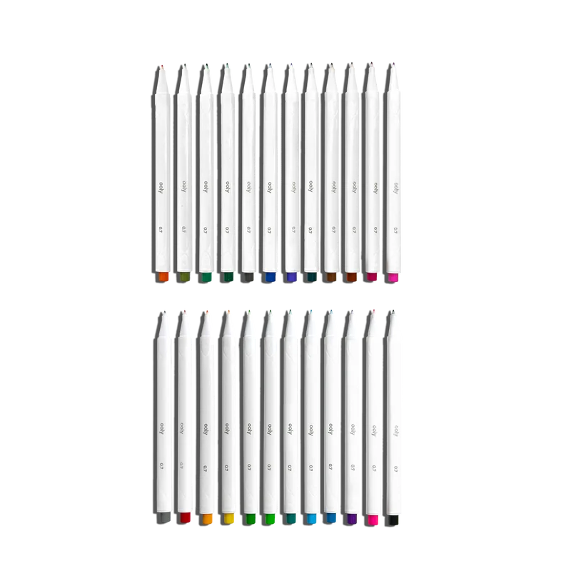 OOLY Seriously Fine Tip Markers Set of 24