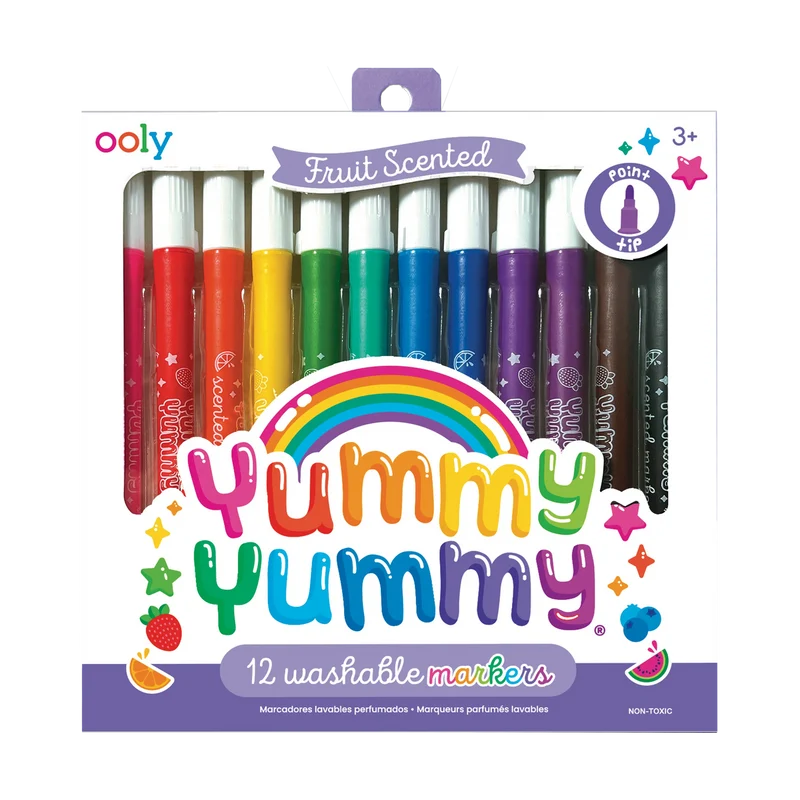 Yummy Yummy Scented 12 Washable Markers