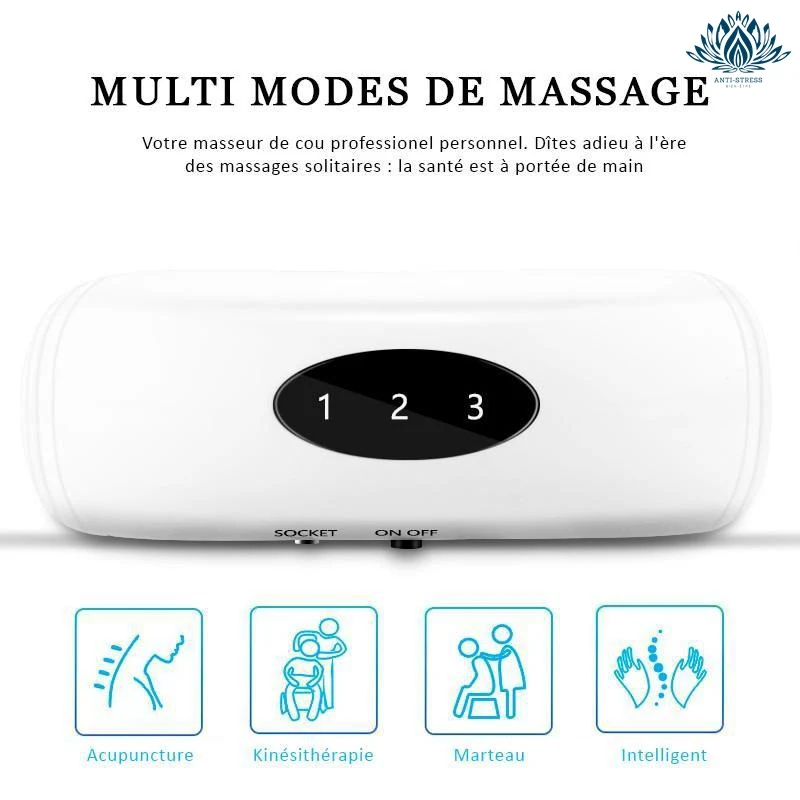 Appareil massage du cou avec chaleur