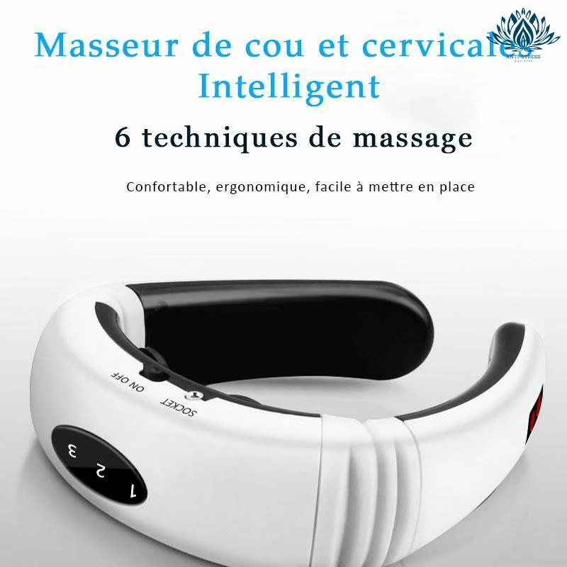 Appareil massage du cou avec chaleur
