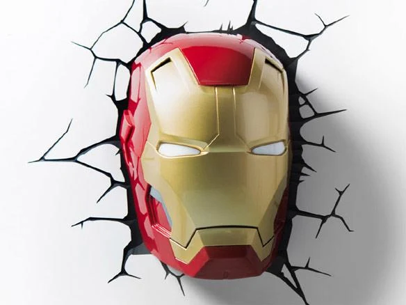 Marvel Iron Man Head Night Light / Tête veilleuse