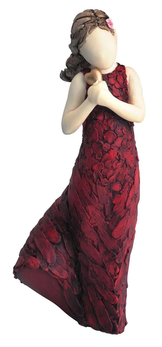 Red With Love Figurine / Figurine rouge avec amour
