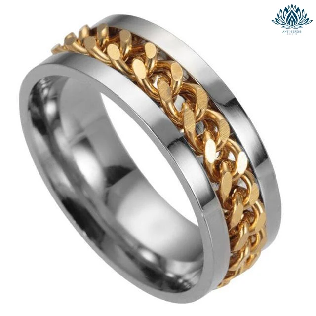 Bague anti-stress anneau tournant