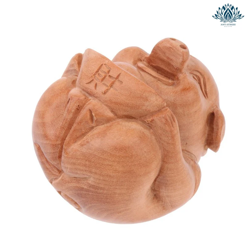 Boule chinoise sensation en bois de pêche