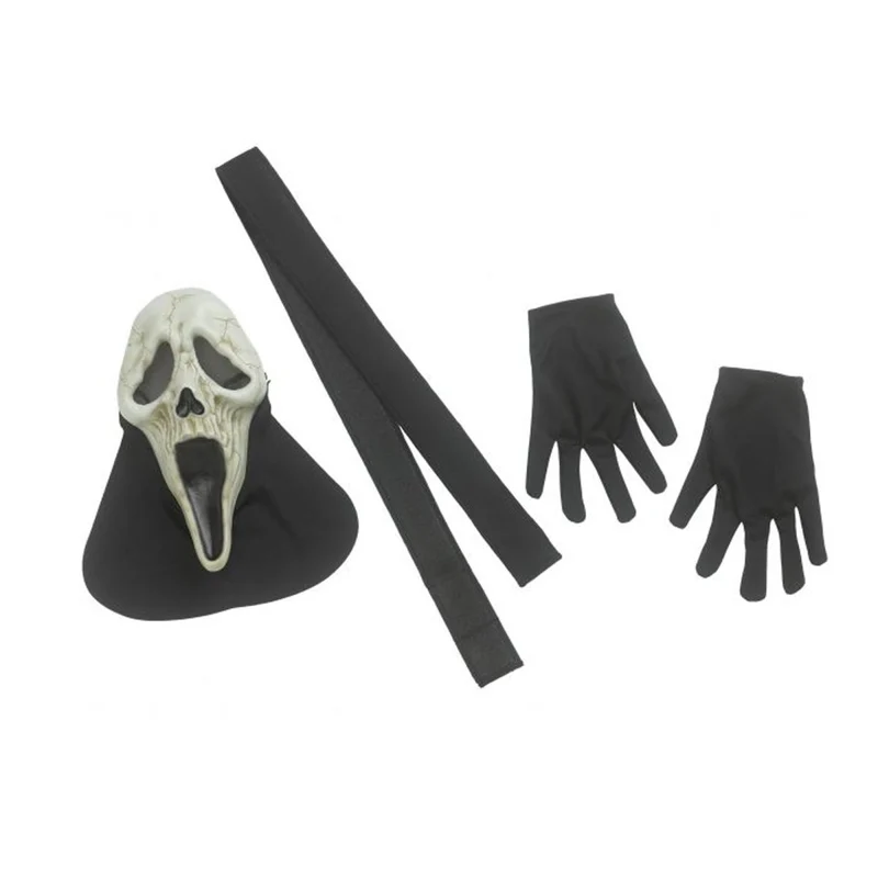 Scream Ghost Face Reaper Costume for Adults, Hooded Robe and Mask