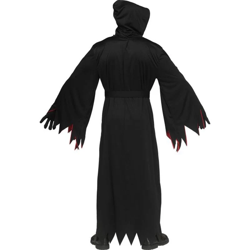 Scream Ghost Face Reaper Costume for Adults, Hooded Robe and Mask