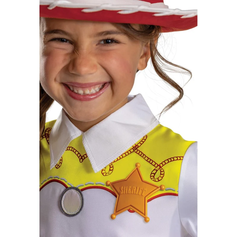 Toy Story Jessie Costume for Kids, Disney, Jumpsuit, Hat and Badge