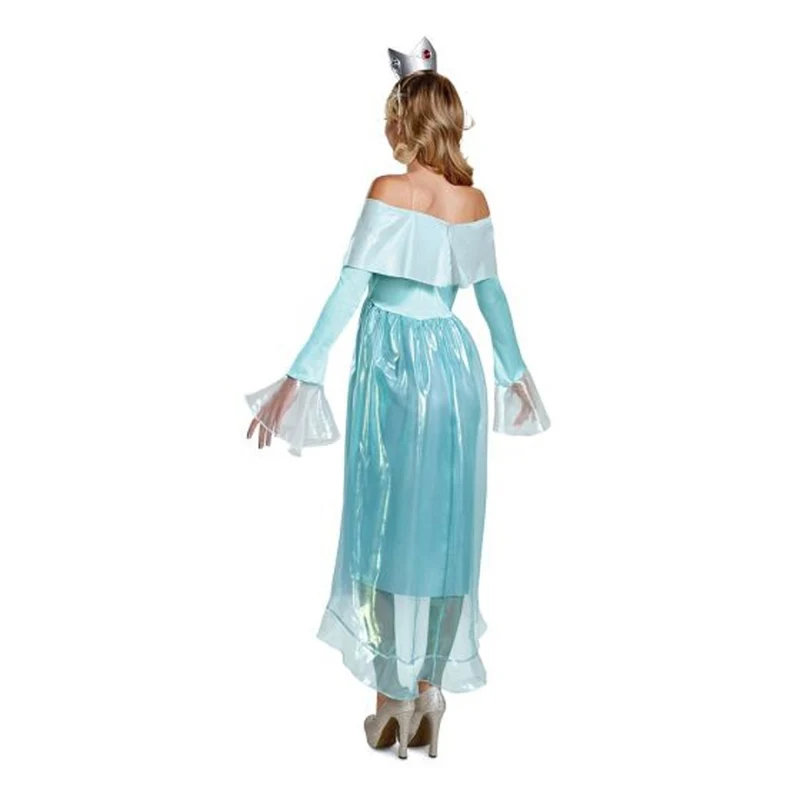 Super Mario Rosalina Deluxe Costume for Adults, Dress and Headpiece