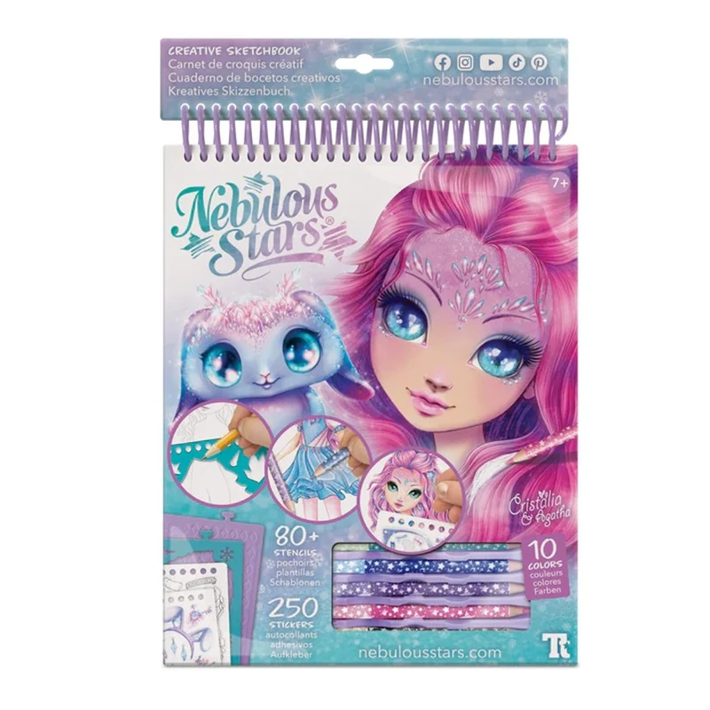 Nebulous Stars Cristalia Creative Sketchbook, 1 Count
