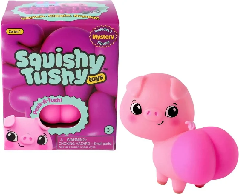 Squishy Tushy Peek-A-Tush 3-Inch Mystery Single Pack [1 Random Figure]