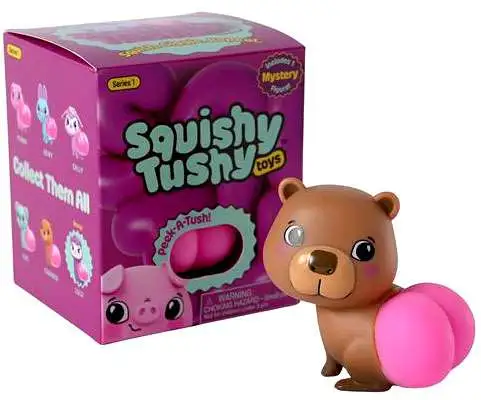 Squishy Tushy Peek-A-Tush 3-Inch Mystery Single Pack [1 Random Figure]