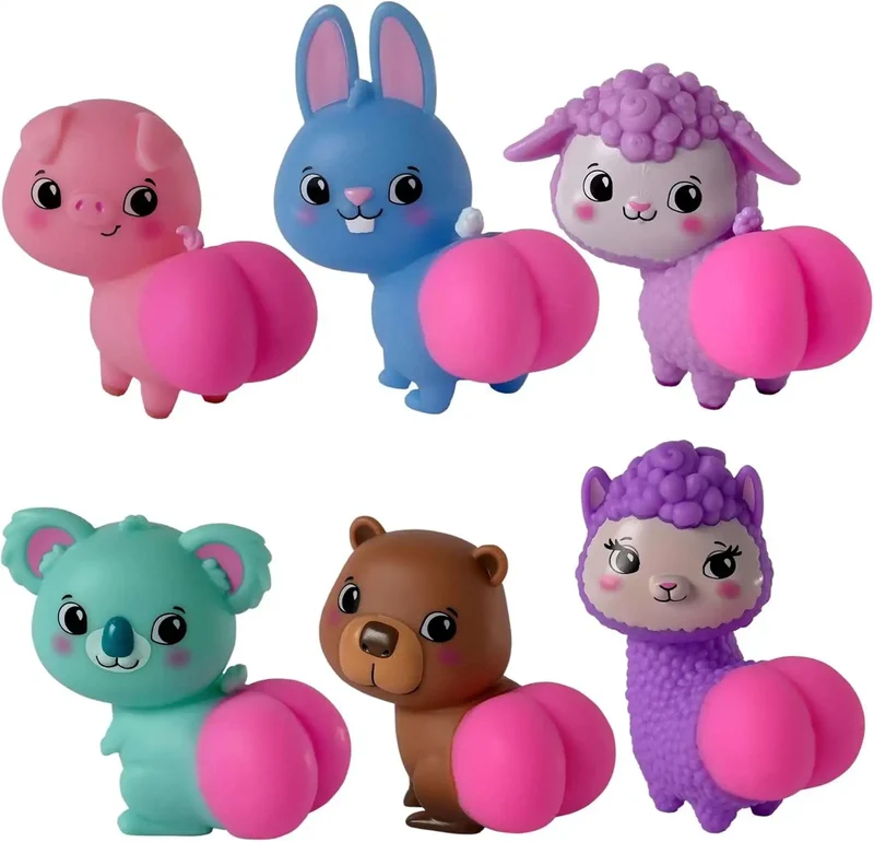 Squishy Tushy Peek-A-Tush 3-Inch Mystery Single Pack [1 Random Figure]