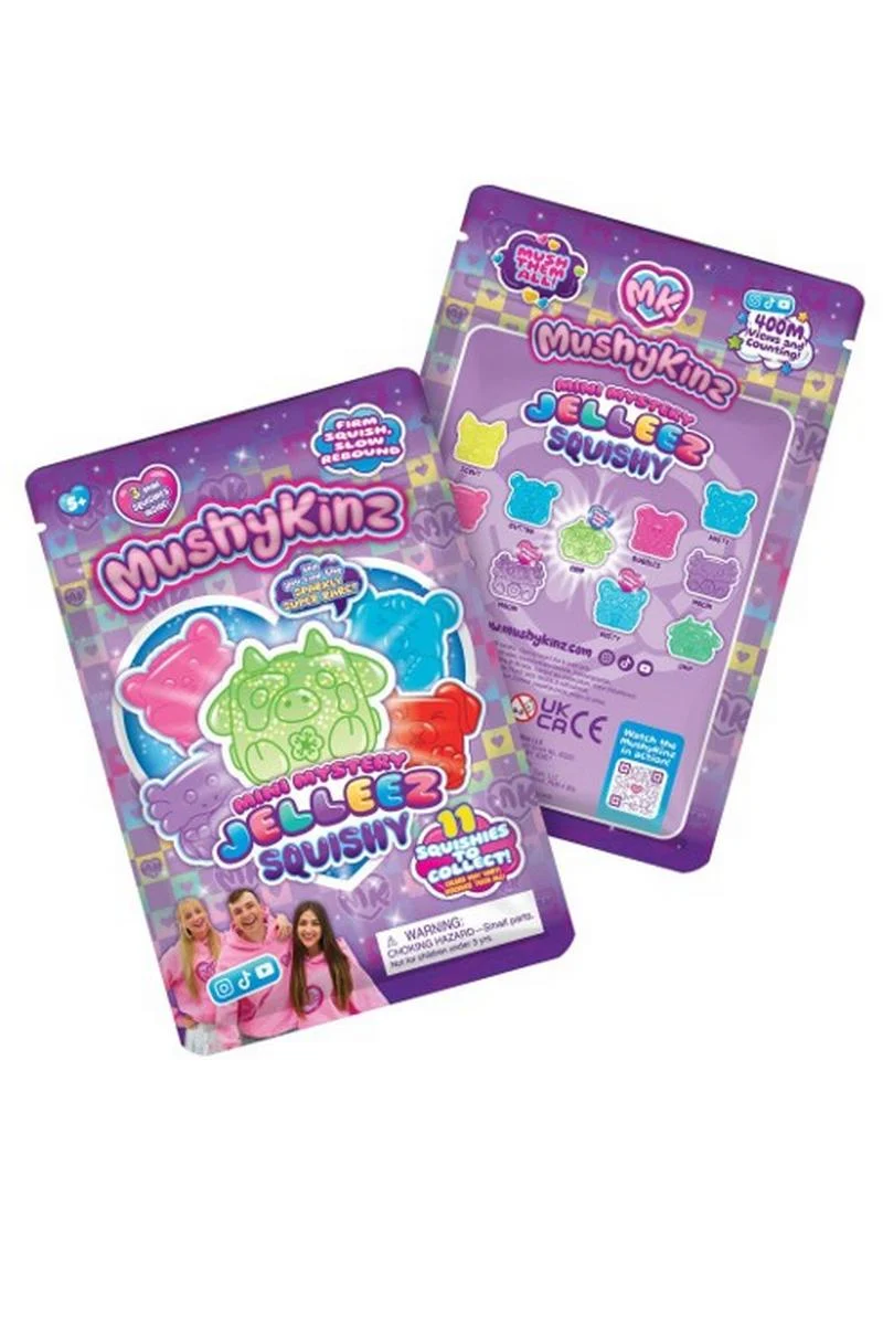 MushyKinz Mini Mystery Jelleez Squishy 3 Pack