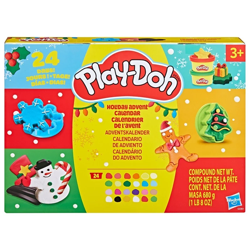 Play-Doh Holiday Advent Calendar 2026 Playset, 1 Count