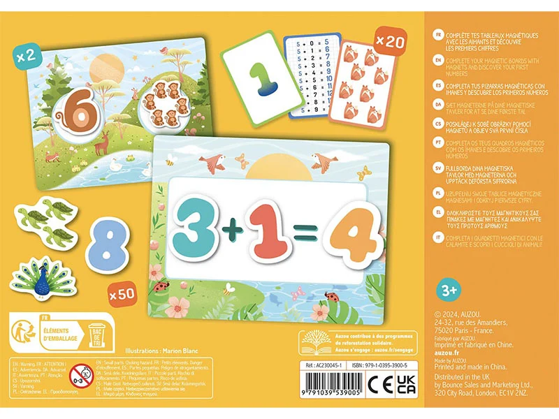 Mon petit coffret aimanté - Mes premiers chiffres - Auzou