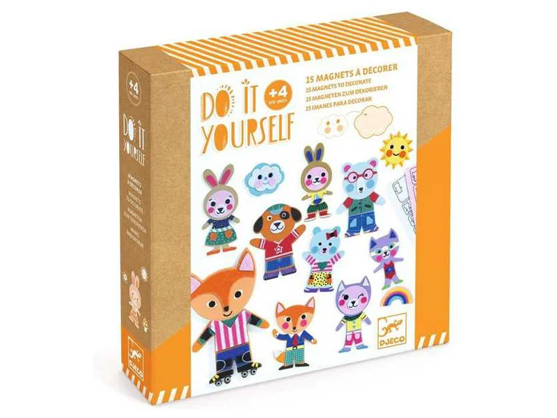 Kit Craft 15 Magnets à décorer - Djeco