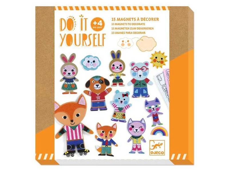 Kit Craft 15 Magnets à décorer - Djeco