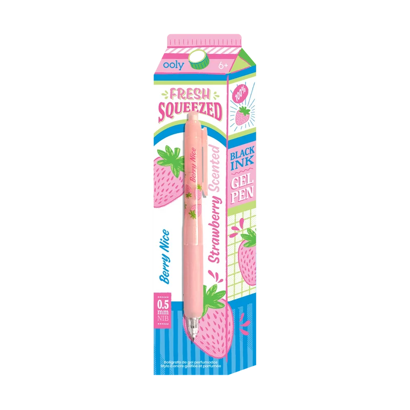 Fresh Squeezed Scented Gel Pens - 4 Flavors to Choose From