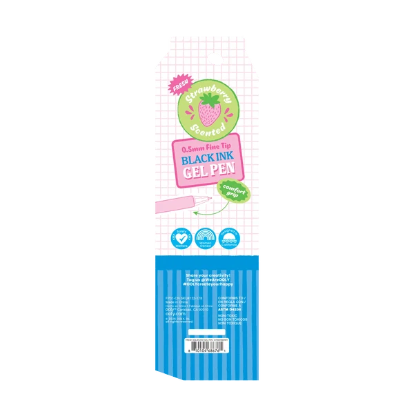 Fresh Squeezed Scented Gel Pens - 4 Flavors to Choose From