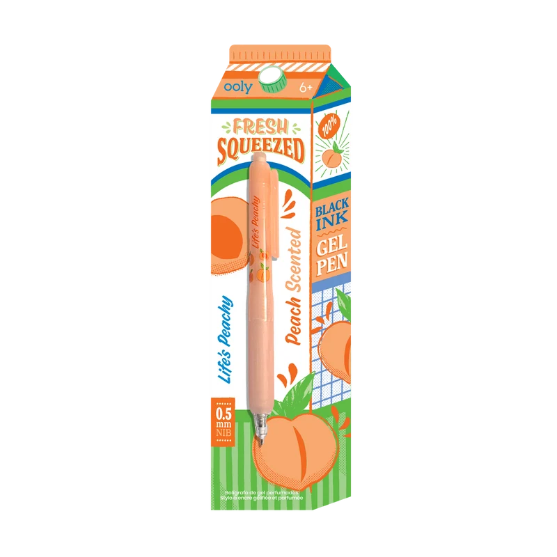 Fresh Squeezed Scented Gel Pens - 4 Flavors to Choose From