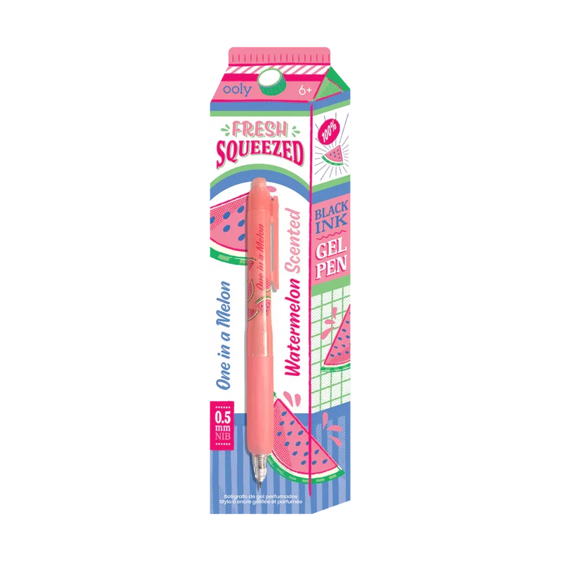 Fresh Squeezed Scented Gel Pens - 4 Flavors to Choose From