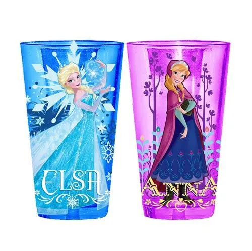 Disney Frozen Anna and Elsa Pint Glass 2-Pack / Ensemble de 2 verres