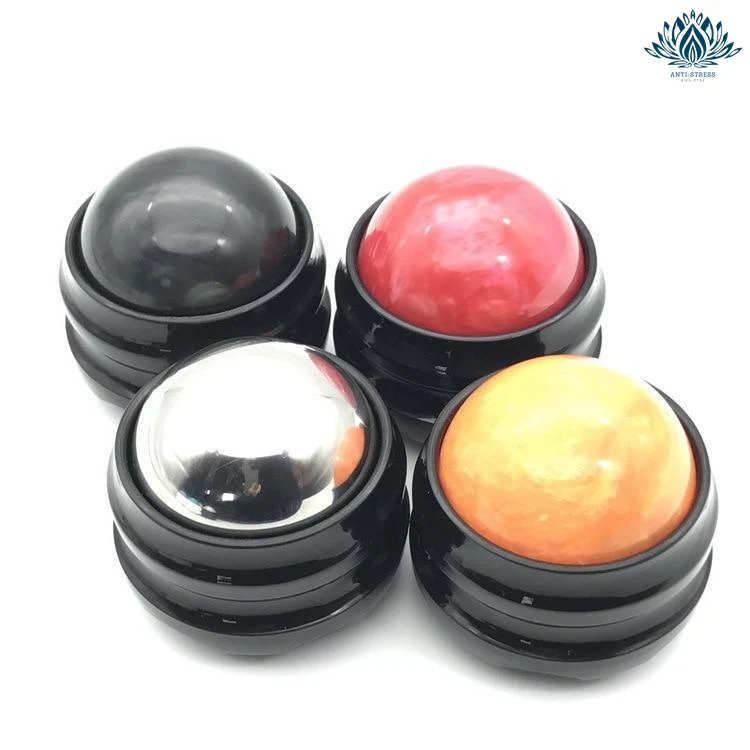 Balle de massage avec bille rotative