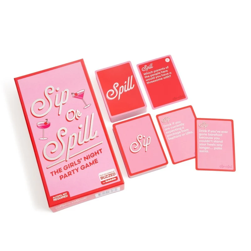 Sip or Spill Card Game, 1 Count
