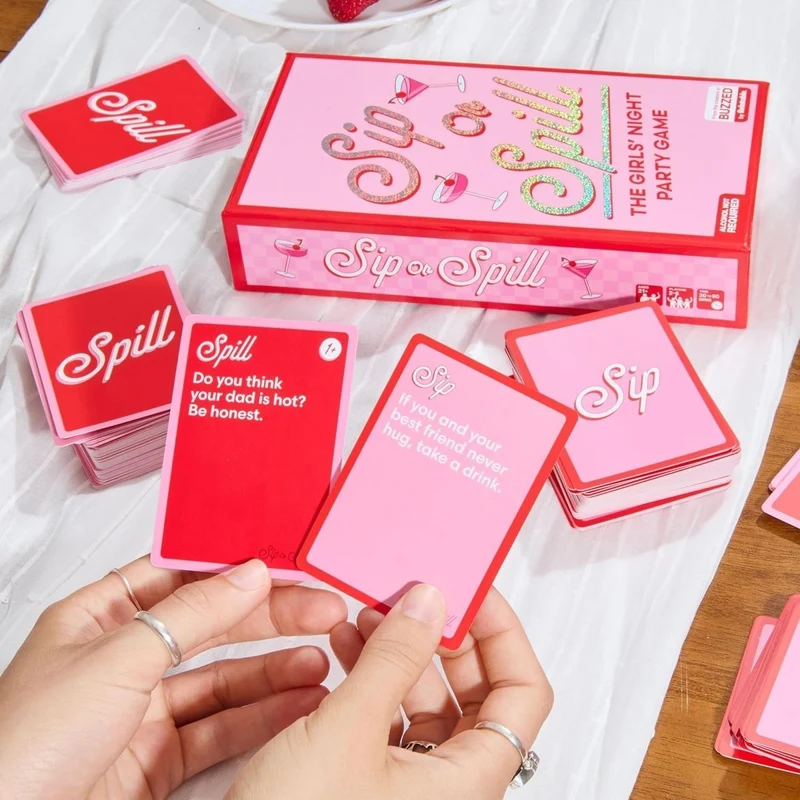 Sip or Spill Card Game, 1 Count
