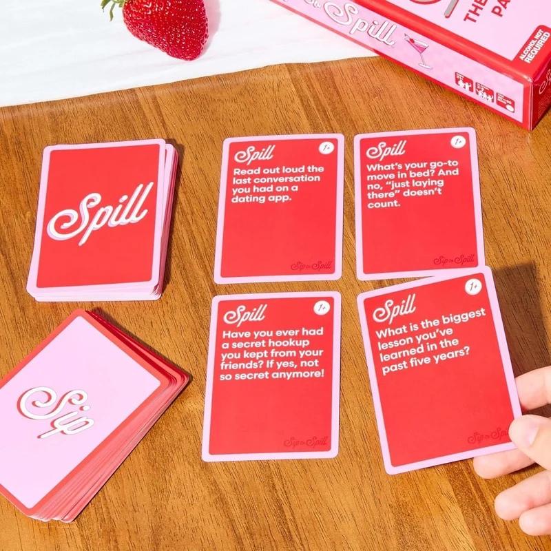 Sip or Spill Card Game, 1 Count