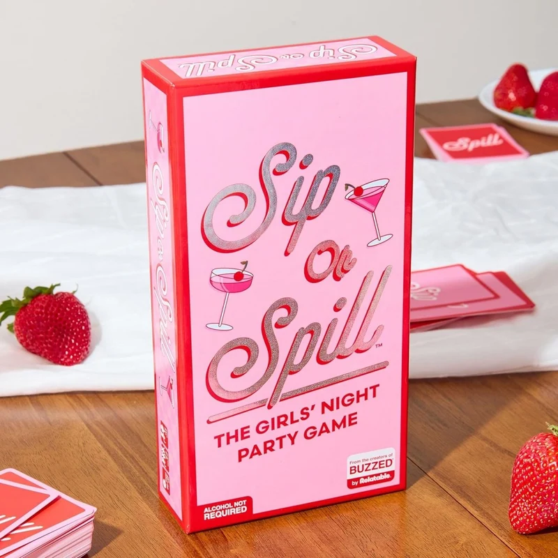 Sip or Spill Card Game, 1 Count