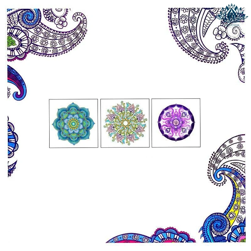 Coloriage anti stress mandala