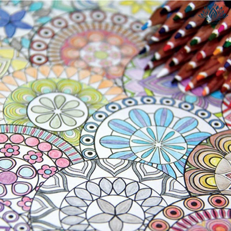 Coloriage anti stress mandala