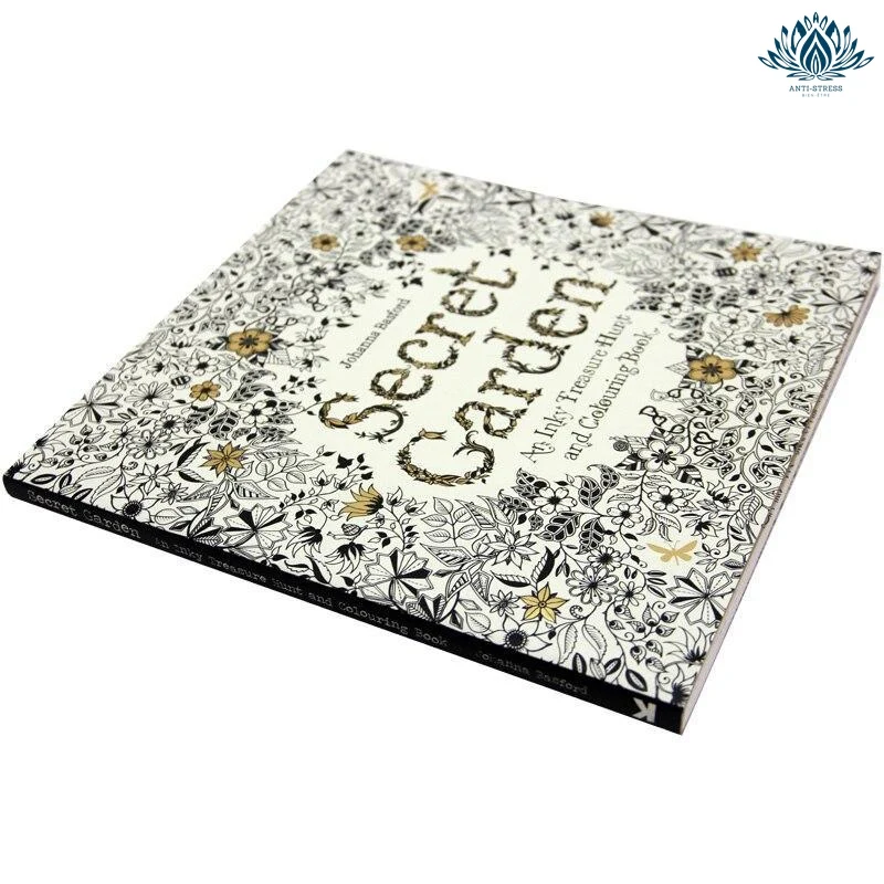 Coloriage jardin secret anti stress