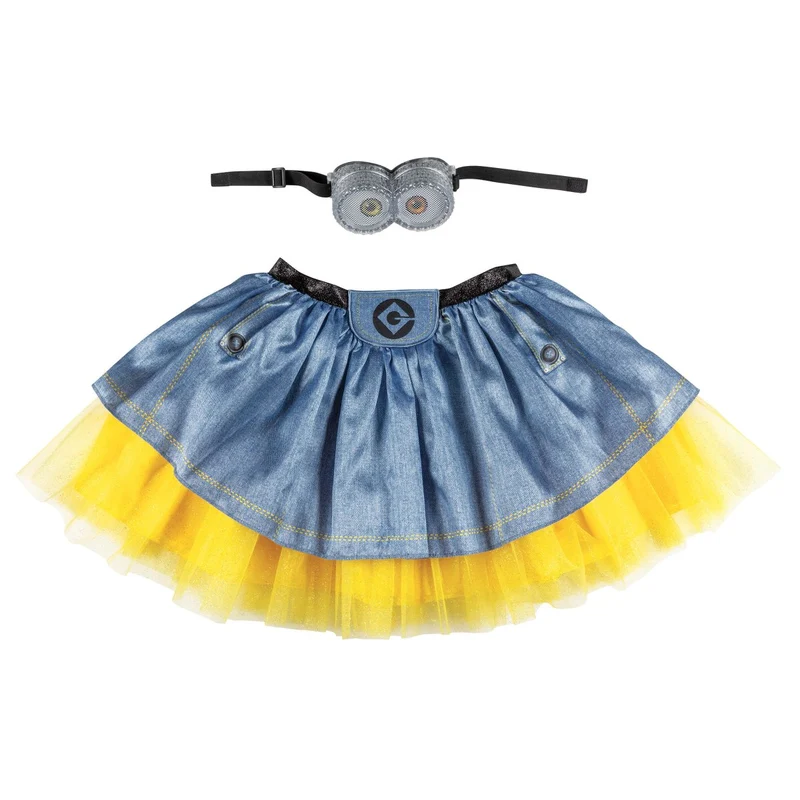 Minions Costume Kit for Adults, Skirt and Goggles