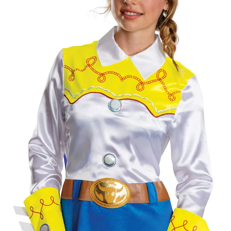 Toy Story Jessie Deluxe Costume for Adults, Disney, Jumpsuit and Hat