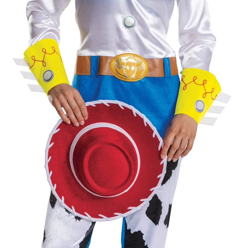 Toy Story Jessie Deluxe Costume for Adults, Disney, Jumpsuit and Hat