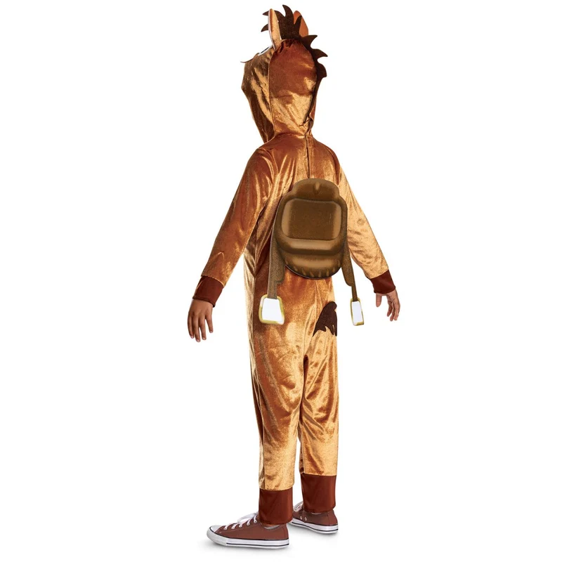 Toy Story Bullseye Costume for Kids, Hooded Jumpsuit