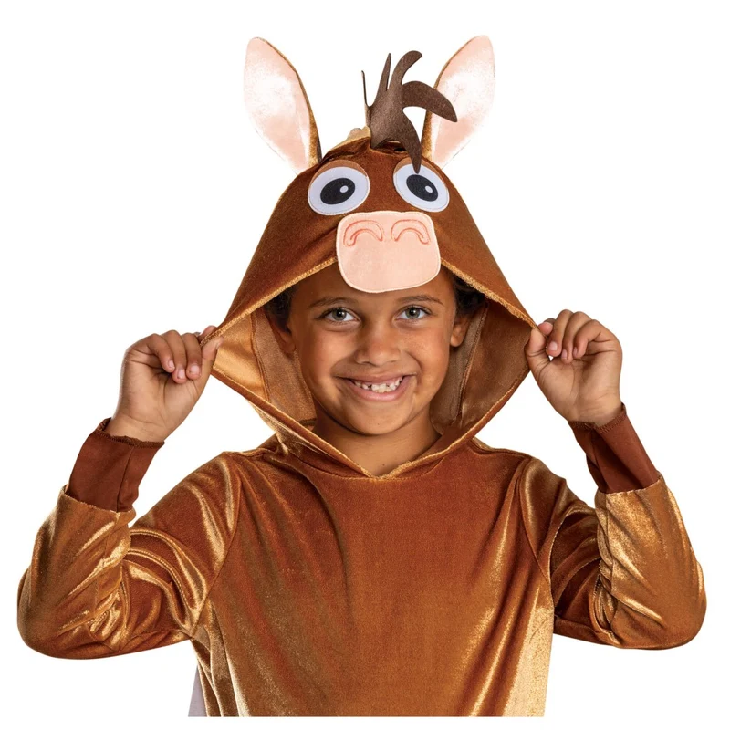 Toy Story Bullseye Costume for Kids, Hooded Jumpsuit