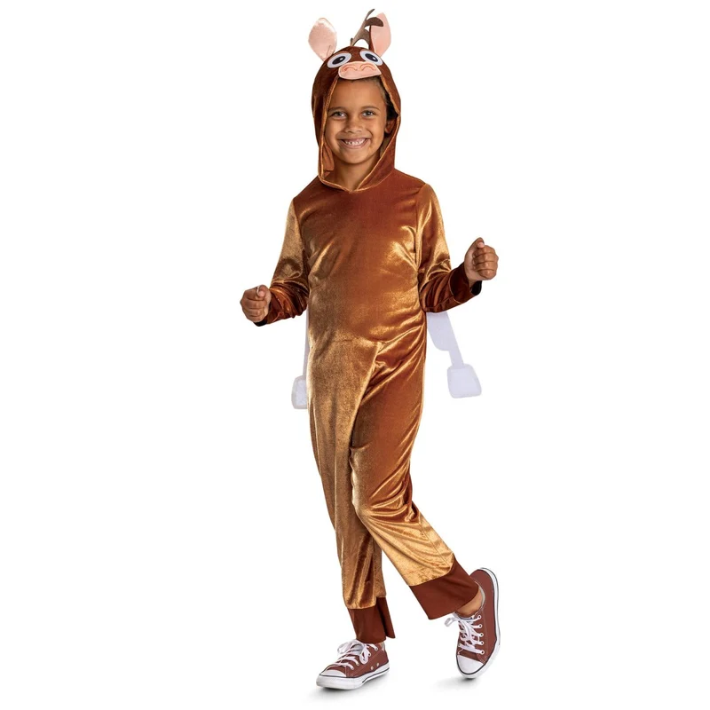 Toy Story Bullseye Costume for Kids, Hooded Jumpsuit