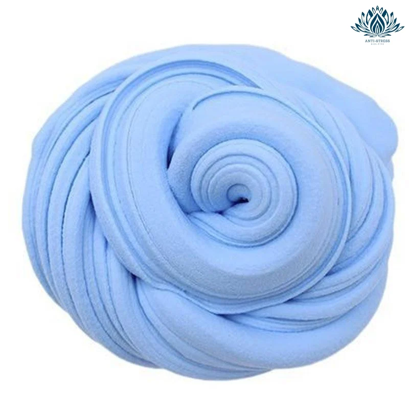Slime anti-stress bleu ciel