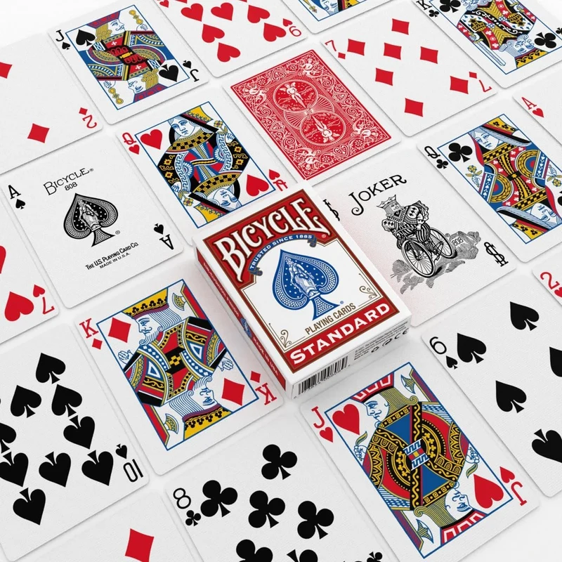 Bicycle Standard Rider Back Playing Cards Red or Blue