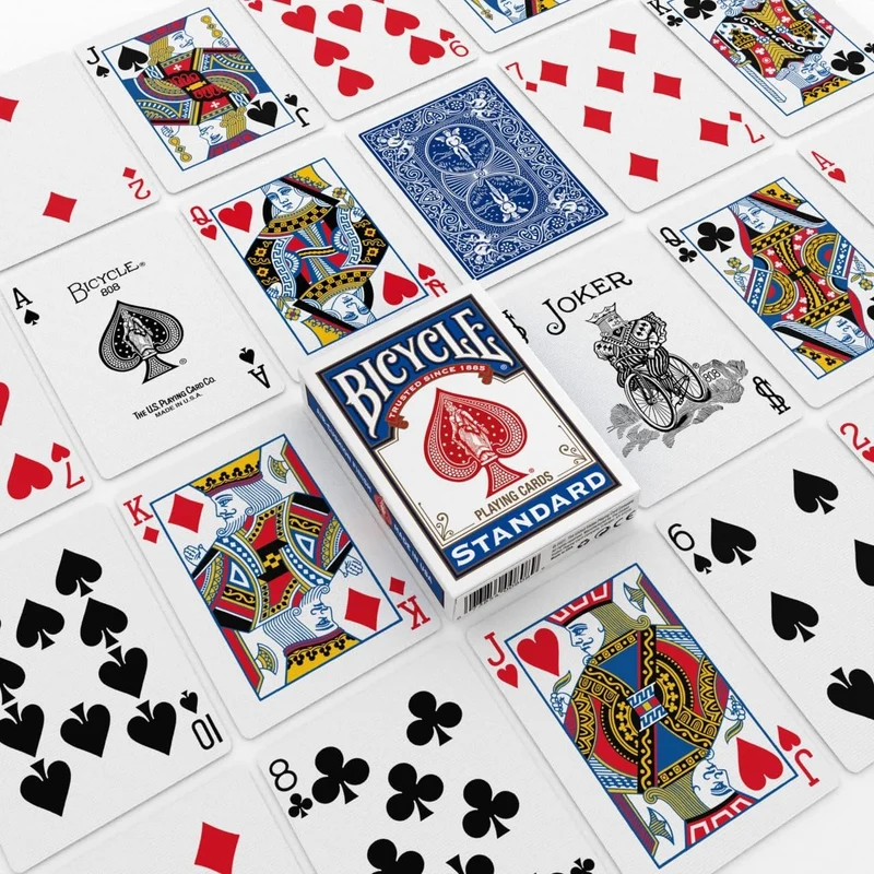 Bicycle Standard Rider Back Playing Cards Red or Blue