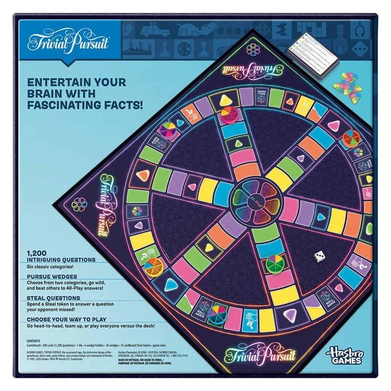 Trivial Pursuit Refresh Game, English Version, 1 Count