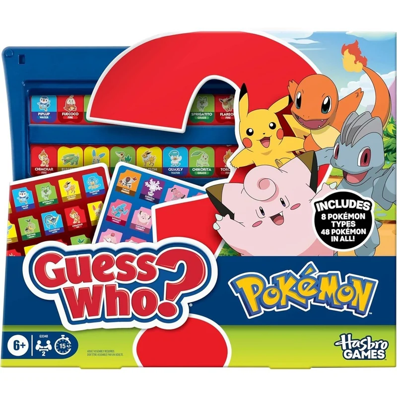 Guess Who? Game, Pokémon Edition, 1 Count