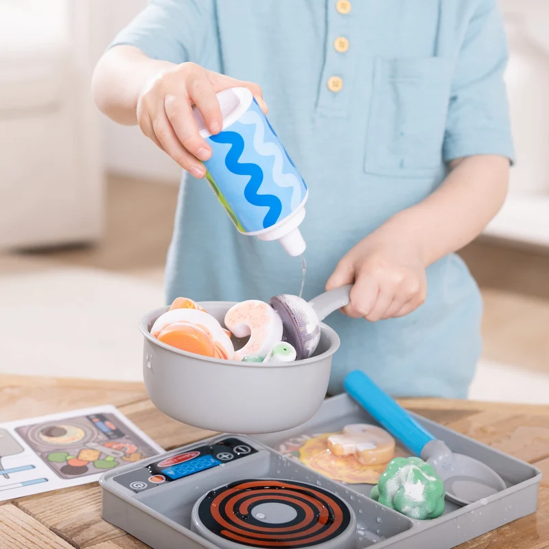 Melissa & Doug Simmer & Stir Stove Top Play Set